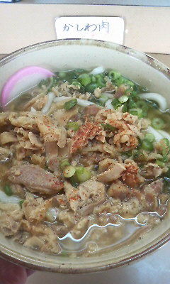 鳥栖駅かしわうどん.JPG
