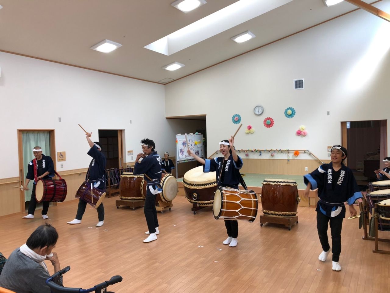 ぐみの木 夏まつり 暑さ再び 汗 聖籠太鼓 響 Sato Oto ぶろぐ