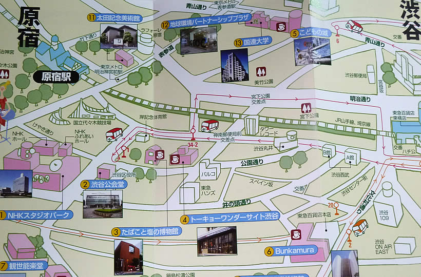 日本を代表するおしゃれタウンのマップはレベルが違う 東京は観光地です 日本を代表するおしゃれタウンのマップはレベルが違う 東京は観光地です