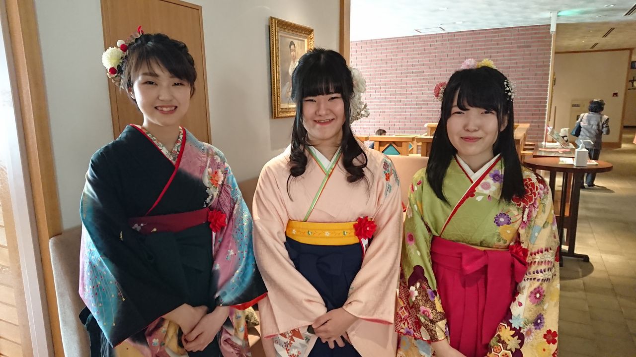 新しい門出 帯広調理師専門学校卒業式 星槎国際帯広