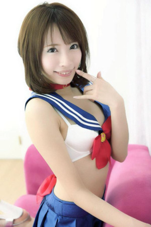 セラムンコスがエロエロな柚姫らんちゃんの自撮り画像w 2