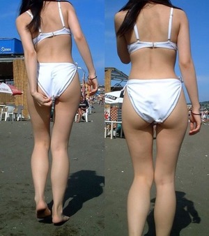 肉付きが生々しくてエロい！ドスケベ素人の尻画像！ 9