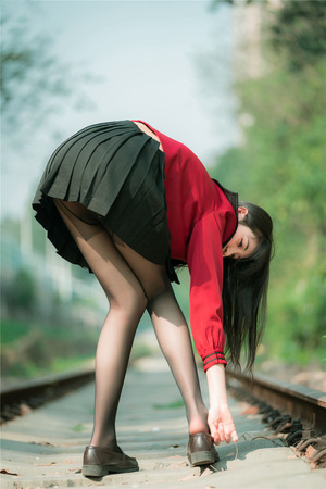 3075203a s - 超絶黒パンスト美女たちの美脚集