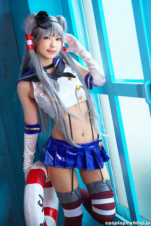 コスプレイヤーのエロい脚！美脚ニーソ画像！ 7