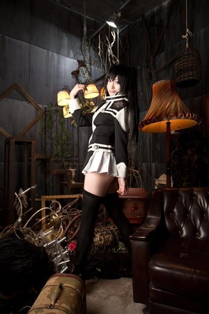 コスプレイヤーのエロい脚！美脚ニーソ画像！ 3