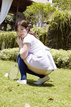 【清楚系巨乳ビッチ】縞しまビキニのFカップがエロい！石原佑里子ちゃん画像！ 18