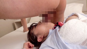 イラマに連続中出し！メガネ巨乳JKがイクイクセクロスｗｗｗｗ 13