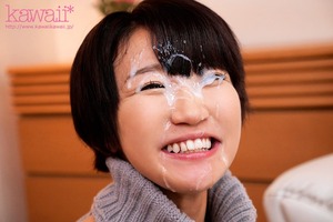 宮崎出身で方言バリバリの田舎娘ちゃんが大量顔射にビックリしながらも笑顔な良い子でしたｗ 8