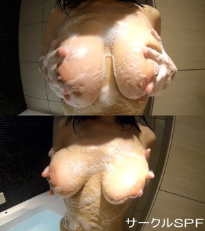 やっぱ天然Ｊカップって凄い！神スタイルな爆乳！泡まみれ＆パイズリハメ撮り個人撮影！ 10