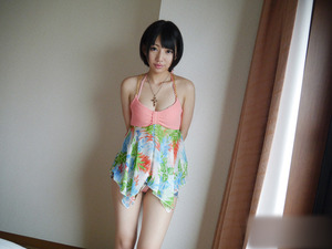 【清楚系ビッチ】黒髪ショートヘアで美尻な女の子とのラブラブホテルセクロスwww 10