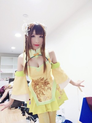 画像：【清楚系ビッチ】おっぱいデカくてカワイイコスプレイヤーの自撮りとエロコスw 6枚
