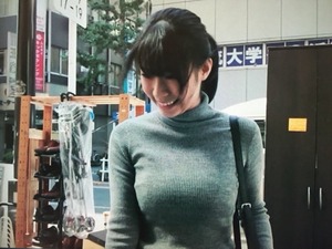 やわらかたわわ！デカパイちゃんの着衣巨乳画像ｗｗｗパイスラ＆ニット 5