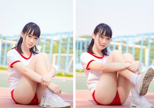 画像：清楚コスプレイヤーの体操服ブルマコスが爽やかエロスでイ！ 6枚