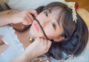 タレ目のほんわか美少女の猫ランジェリーがエロかわ！ 5