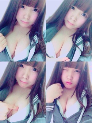 【清楚系ビッチ】Hカップのロリ顔・有坂るりちゃんの爆乳自撮りが超エロいwww 14