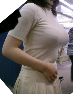 パイスラ＆乳袋！寒い夜に揉みしだきたいみんな大好き着衣巨乳画像！ 14
