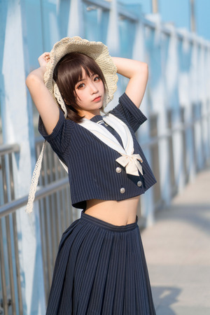 管理人がグッときた爽やかＪＫの制服エロス画像！ 14