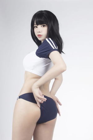 体操服ブルマ！太腿やお尻の肉感質感がぐっときたエロス画像！ 16