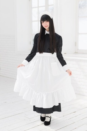 黒髪ロングな美少女のバニーメイドさんがぐうかわwwww 15