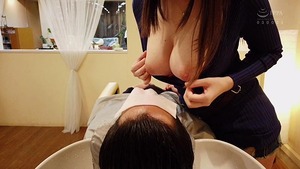 癒し顔巨乳・宝田もなみちゃんのデカパイ美容師物がめっちゃシコいｗｗｗｗ 4