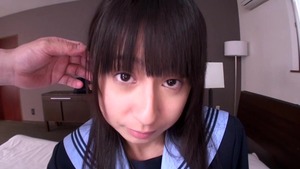 黒髪ロングなヤンデレ顔美少女JKと制服パンストセクロスwww