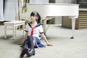【清楚系】JKの制服エロス！夏の日差しでこそ輝く透明感がある！ 10
