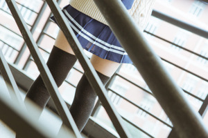 【清楚系】JKの制服エロス！夏の日差しでこそ輝く透明感がある！ 23