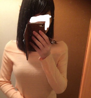 画像：冬はやっぱり柔らかオッパイニット画像だよね！ 4枚