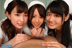 アナルも亀頭も入念にレロレロしてくる看護婦さんとのハーレム４P最高ｗｗｗ 9