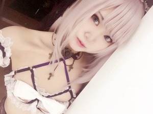 画像：下着系コスプレイヤーの清楚なエロランジェリーはイイネ！ 6枚