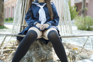 画像：【清楚系】透明感が素晴らしい制服＆スクール水着のエロス画像！ 6枚