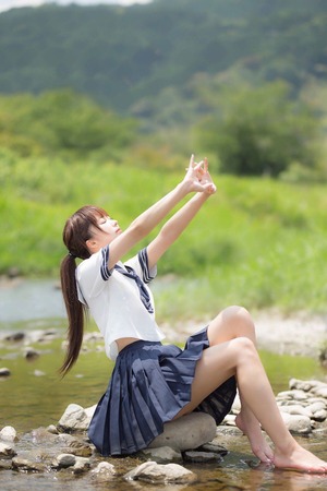 こんな子がクラスにいたらねぇ・・・美少女ＪＫの青春エロス画像！ 16