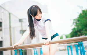 管理人がグっときたブルマ女子のエロス画像！ニーソに上履き！ 2