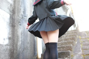 ニーソに生足！さわやかさとエロスを兼ね備えてるJK制服女子は目の保養ですなぁｗｗｗ 3