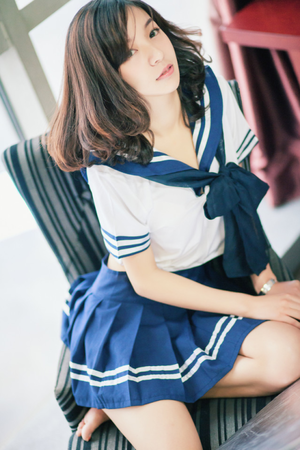 【清楚系JK】清潔感とか透明感が最高な美少女エログラビア画像！ 11