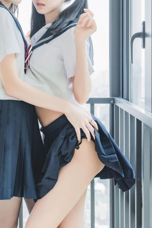 管理人がグッときた爽やかＪＫの制服エロス画像！ 6