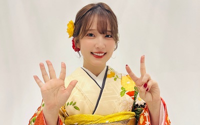 【内田真礼】着物姿で新年の挨拶「2025年もがんばります」