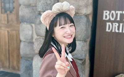 【高尾奏音】ディズニーシー満喫ショット公開！笑顔が可愛すぎる件