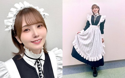 【鬼頭明里】音楽朗読劇に出演　オフショットでメイド服姿を公開！