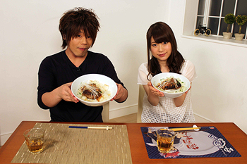 松岡禎丞 石上静香 動画番組 食戟のソーマ お食事処 まつおか 第3回が配信中 ゲストの石上静香にまつおか流ツグバーグでおもてなし 声優メモ帳 松岡禎丞 石上静香 動画番組 食戟のソーマ お食事処 まつおか 第3回が配信中 ゲストの石上静香にまつおか流ツグバーグでおもてなし 声優メモ帳