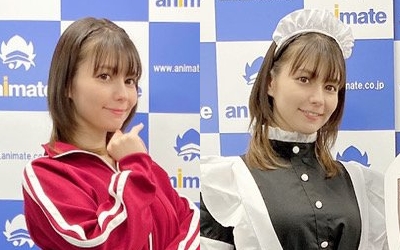 Lynn 芋ジャージ姿のlynnとメイド服姿のlynn 声優メモ帳