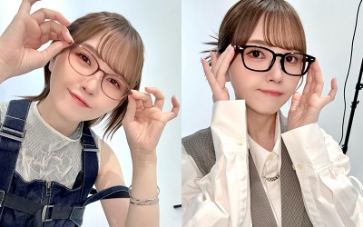 【鬼頭明里】メガネの愛眼とのタイアップ開始