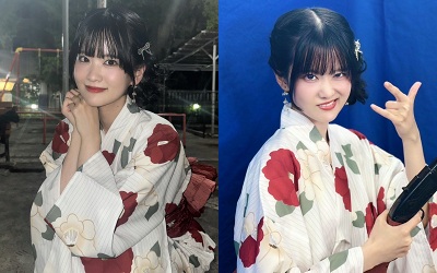 【大西亜玖璃】浴衣姿で夏祭りを満喫
