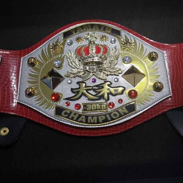 チャンピオンベルト到着 : 下関キックボクシング 誠友塾