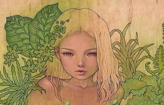 ロシア人 日系アメリカ人のオードリー川崎の描く美少女の絵がまるでアニメの様に素晴らしい 海外の反応 世界の憂鬱 海外 韓国の反応