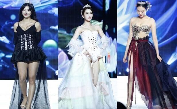 【韓国美女】韓国人「これが新型の韓服か‥」ミスコリアの韓服審査の様子がこちら‥　韓国の反応