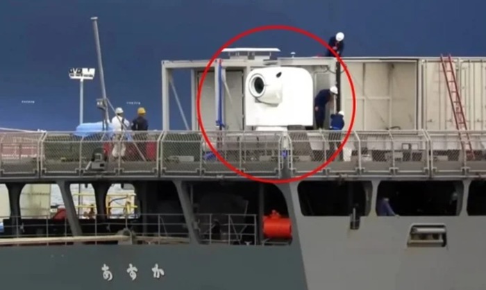 高出力レーザー兵器」の海上試験