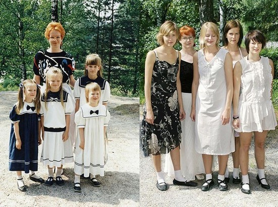 B 画像18枚 フィンランドの美少女四姉妹の子供の頃の画像と 成長後の比較画像が海外のサイトで話題に 世界の憂鬱 海外 韓国の反応