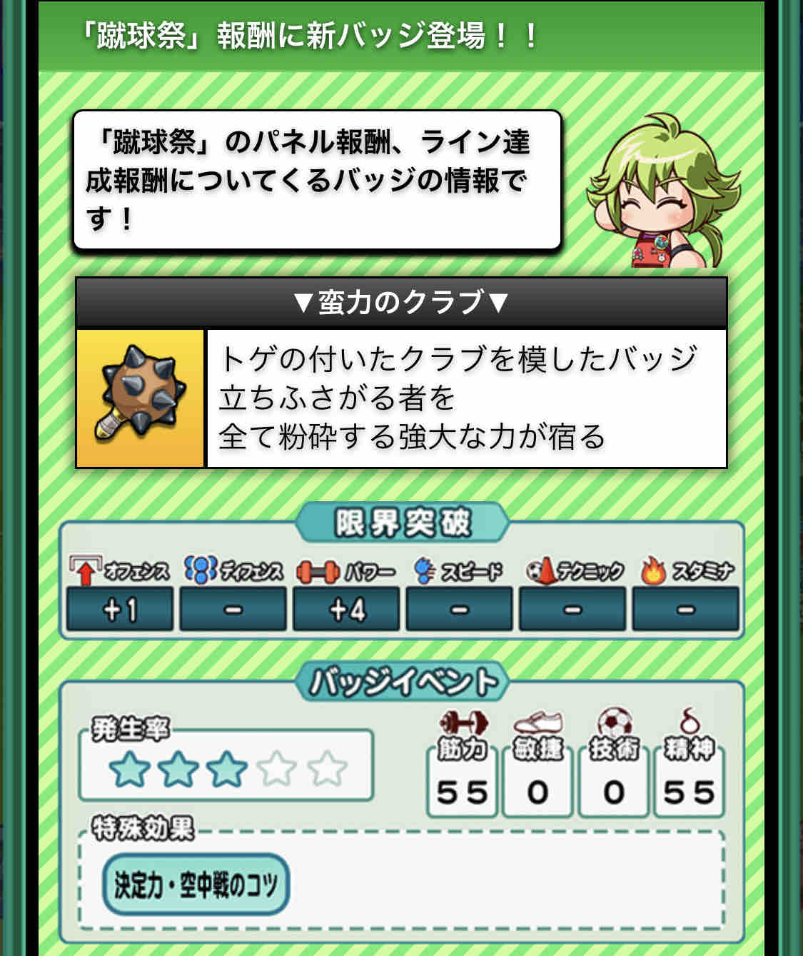 パワサカ 蹴球祭 Omf育成応援ガチャ が登場 新バッジ 蛮力のクラブ 含めて微妙すぎると話題にwwwwww パワサカまとめ 矢部坂速報 パワフルサッカー攻略ブログ パワサカ 蹴球祭 Omf育成応援ガチャ が登場 新バッジ 蛮力のクラブ 含めて微妙すぎると話題にwwwwww パワサカまとめ 矢部坂速報 パワフルサッカー攻略ブログ