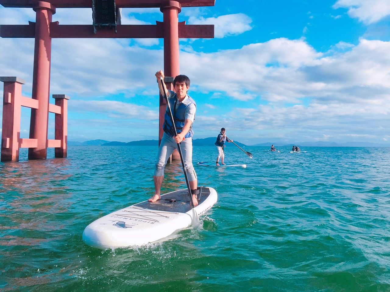 琵琶湖でSUPをやってみた！ : 井上貴至の「地域づくりは楽しい」